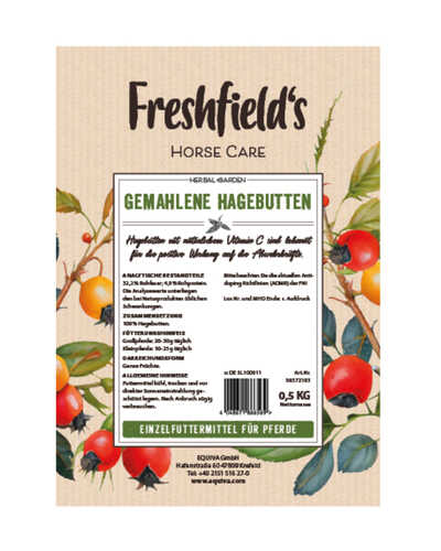 Hagebutten gemahlen
